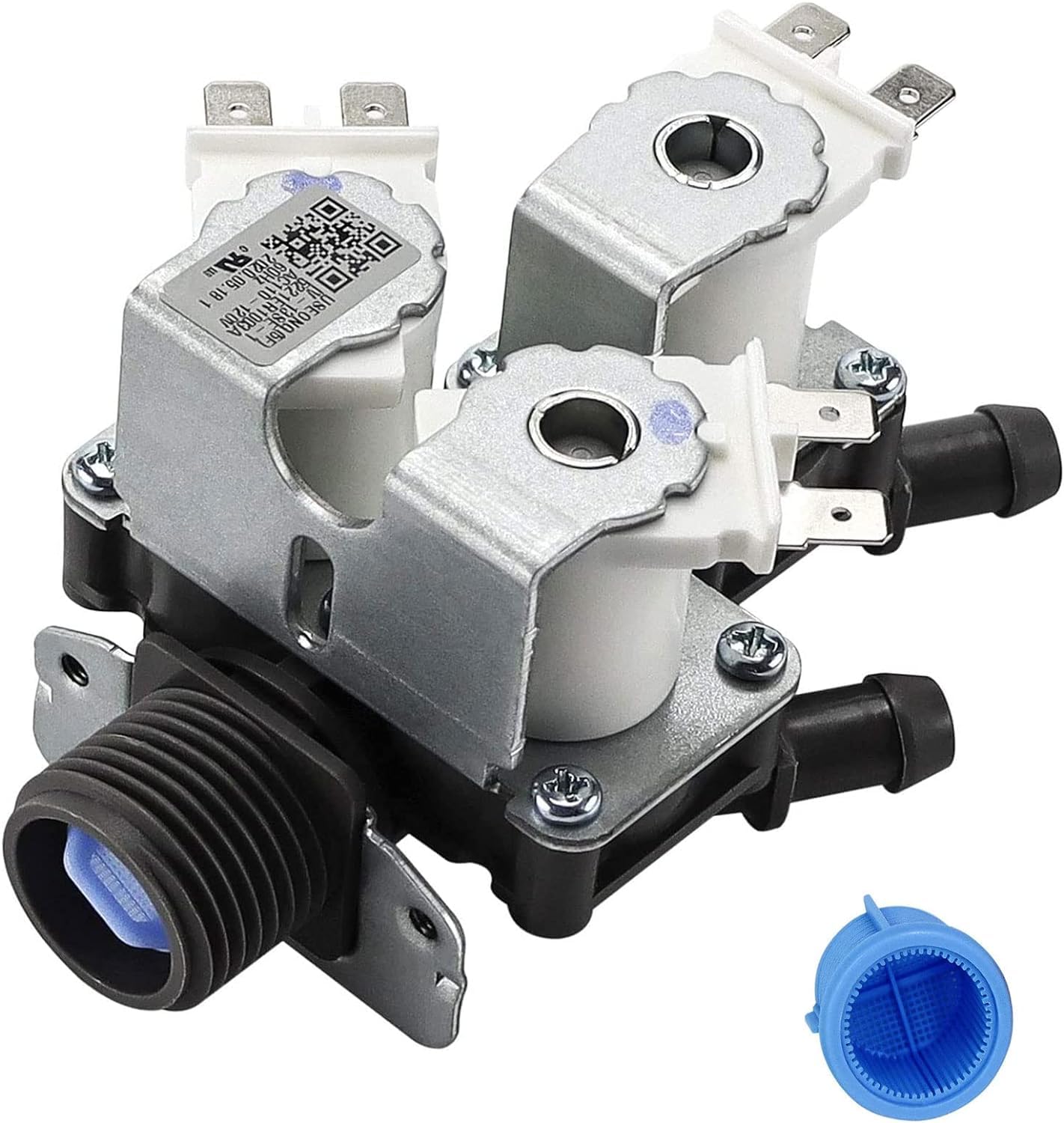 Photo 1 of OE.M 5221ER1003A 5220FR2075L Water Inlet Valve Replacement for LG Tromm & Ken.more Front Load Washers - Replaces 5221ER1003C 5221ER1003D Assembly by TOMOON