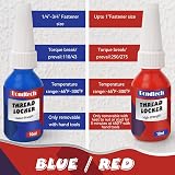 Bondtech Thread Lock Blue and Red Threadlocker 10ml Medium High Strength view 4
