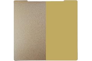 UKIAF Textured PEI + Smooth PEI Prusa Build Plate for Prusa MK2 MK3 MK3S MK4 MK4S CORE ONE 3D Printers 241x254mm Dual-Sided Build Sheet Without Pattern 1Pack