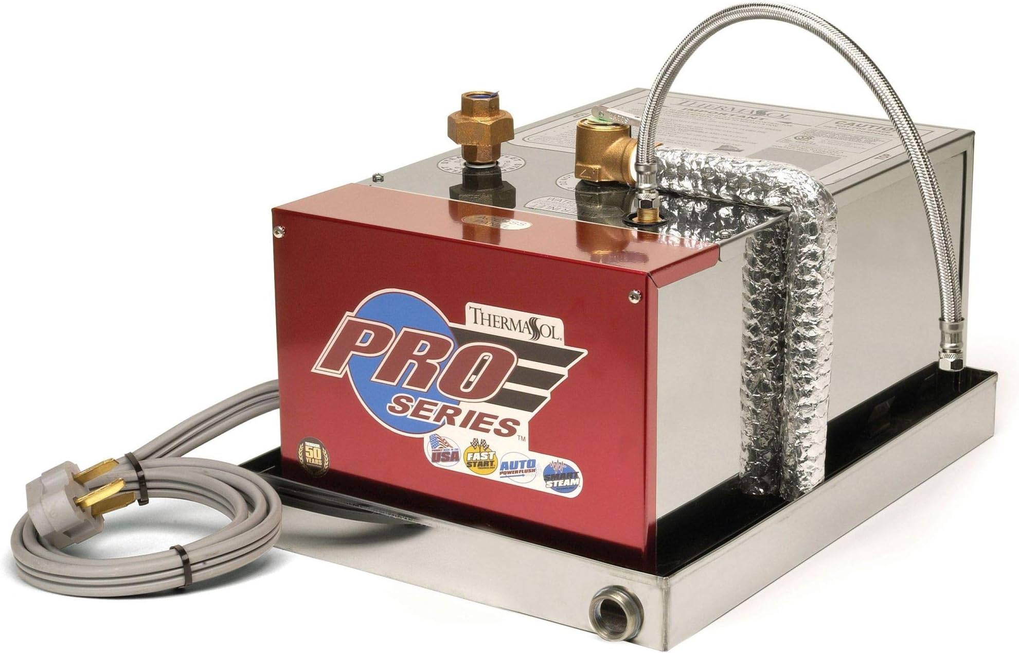 ThermaSolPRO-140 Pro Series with Fast Start and Smart Steam-140, size 140, Red/Stainless