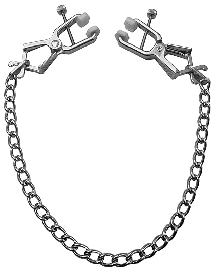 Bondage next Generation spezial Nippelklemmen mit Kette einstellbar Brustklammern Nippelklammern Brust Nippel Klammern Klemme