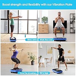 SoftGym Vibration Plate Exercise Machine for