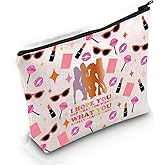 Gzrlyf Spiice Girls Makeup Bag The Music Inspired Canvas Gifts For Women Spiice Girls Wannabe Zipper Pouch (I HOPE YOU)