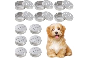 12 Pack Scent Training for Dogs Scent Dog Scent Work Tins Small Dog Food Container Nose Work Supplies for Scent Training, Alu