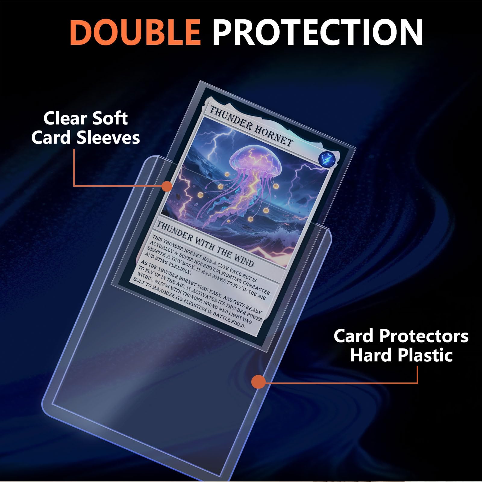 600 PCS Toploaders Cards Sleeves for Trading Cards, 3 x 4 Top Loaders Baseball Card Protectors Holder Hard Plastic Case Fit for Football, Game Card (200 Toploaders + 400 Penny Card Sleeves)