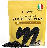 MYLEE Professional Hard Wax Beads 500g Charcoal Green Tea Stripless Pellets