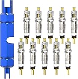 Flintronic Presta Valve Cores 11Pcs Valve Removal Tool Kit Copper Extender view 7