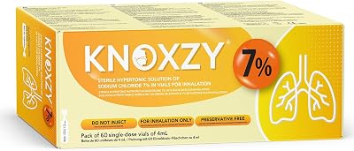 KNOXZY 7% Hypertonic Saline Solution - 60 Single-Use 4ml Vials