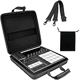 Musiin Premium Velvet Hardshell Case Compatible with Native Instruments Maschine+plus case NI MK3 Cover Drum Controller Analog Device bag with Strap