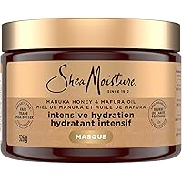 SheaMoisture Intensive Hydration Hair Masque hair treatment for dry, damaged hair Manuka Honey & Mafura Oil deep conditioning