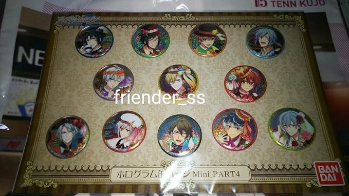 Amazon アイドリッシュセブン Idolish7 ホログラム缶バッジminipart4 お菓子 全12種セット アニメ 萌えグッズ 通販