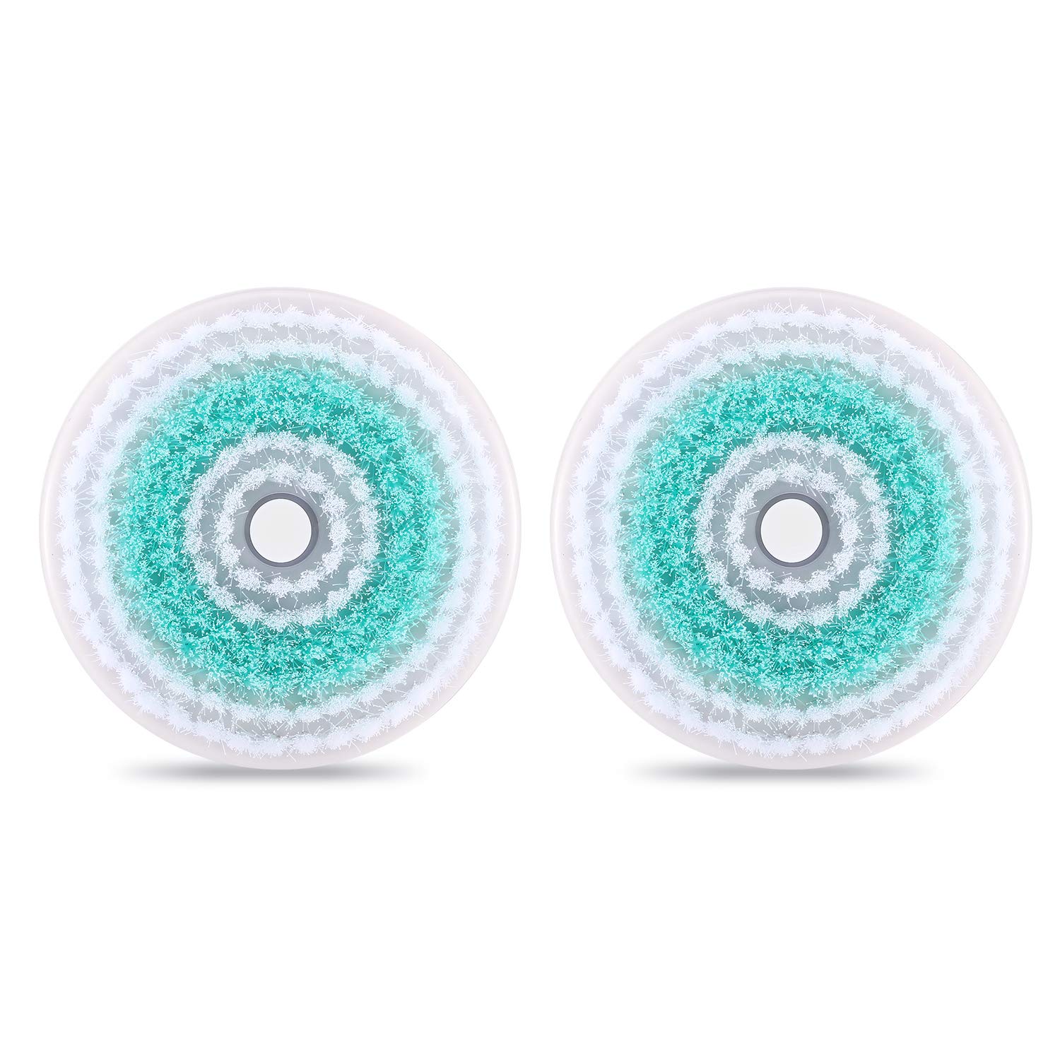 Misiki Facial Cleansing Brush Head 0.1mm Replacement Exfoliate Brush Head for Face Cleansing Brush Suitable for Dry, Oily, Acne-Prone Sensitive Skin-2 Pack: Beauty