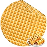 Bnuitland Waffle Funny Blanket, 300 GSM Double Sided Giant Novelty Realistic Food Blanket with Pouch for Adults and Kids, Super Soft Flannel Throw