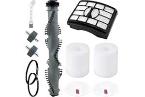 Attemart NV500 Brush Roller Belts Filter Replacement Kit for Shark Rotator Professional Lift-Away Upright Vacuum NV550 NV501 NV502 NV505 NV520 UV560 Replacement Part, Brushroller Foam Felt Filters Set