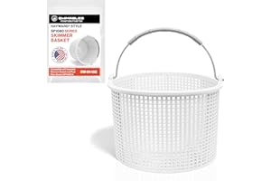 Swimables Pool Skimmer Basket for Inground Pool Compatible with Hayward Skimmer Basket and Pool Filter Basket SP1082CA | Built-in Brass Weight | 316 Stainless Steel Handle & Convenient Rubber Grip