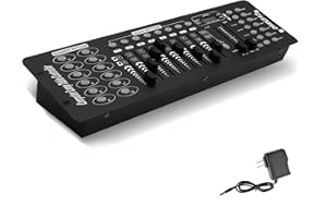 192 Channel DMX Controller, Mini DJ DMX Light Controller, Stage Lighting Console DMX 512 Controller Board, for Party Lights D