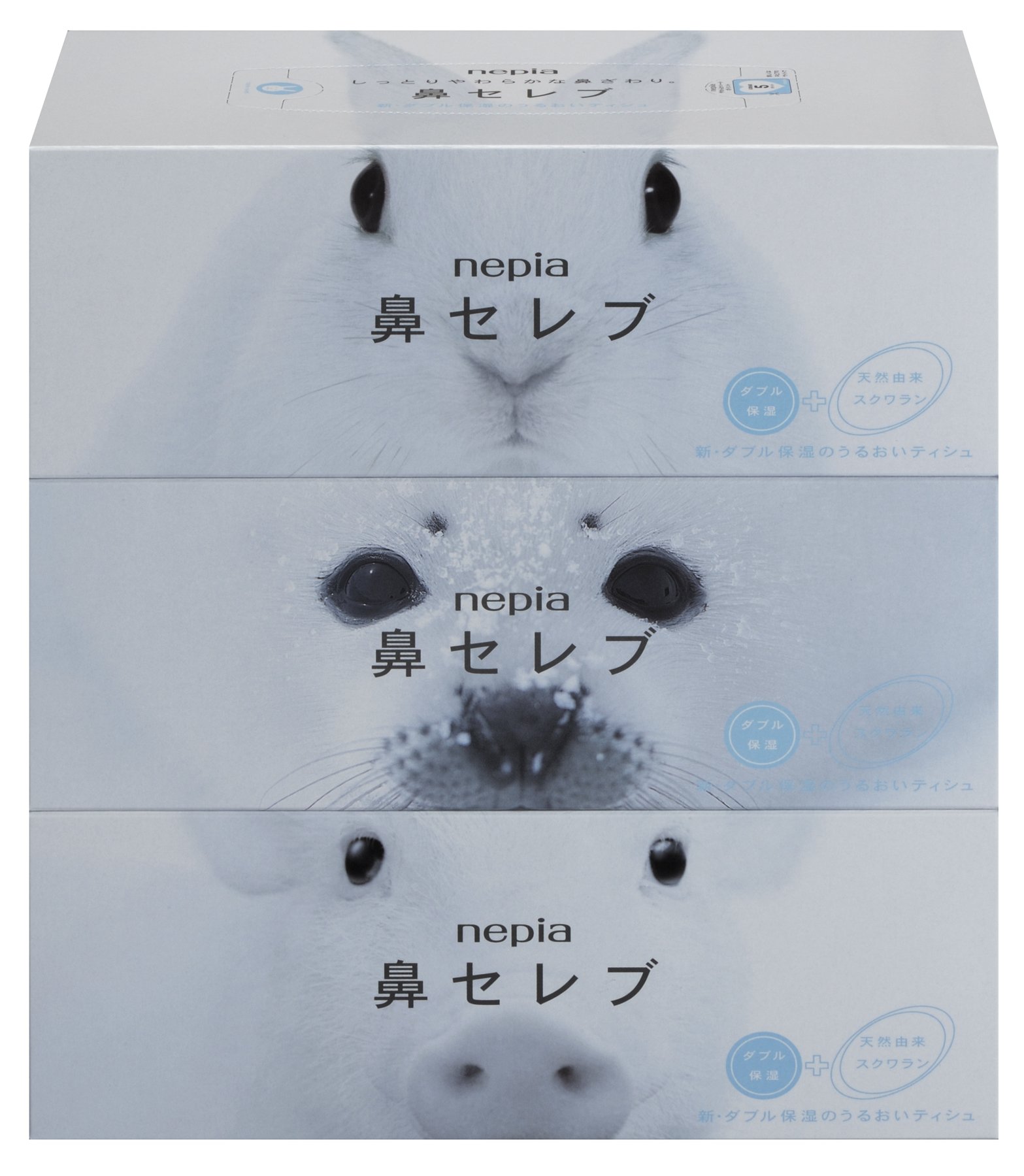 ネピア 鼻セレブ ティシュ 400枚(200組)×3個パック商品画像