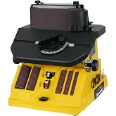 Woodskil Variable Speed Oscillating Belt and Spindle Sander,4x24" Belt | Oscillating Sander with 1000-1800RPM,29-58OPM,5 Sleeves,Integrated Storage for Curved Edges,Flat Surfaces,Smooth Finishes