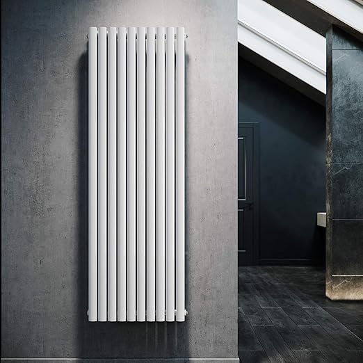 Elegant Design Heizkorper Vertikal 1800x590mm Paneelheizkorper Rohren Doppellagig Badheizkorper Mittelanschluss Weiss Amazon De Baumarkt
