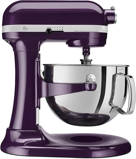 Amazon Com Kitchenaid Kp26m1qpb Professional 600 Series 6 Quart