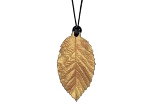 MUNCHABLES: JEWELRY FOR KIDS THAT CHEW Munchables Chewable Leaf Pendant - Sensory Adult Chewelry (Gold)