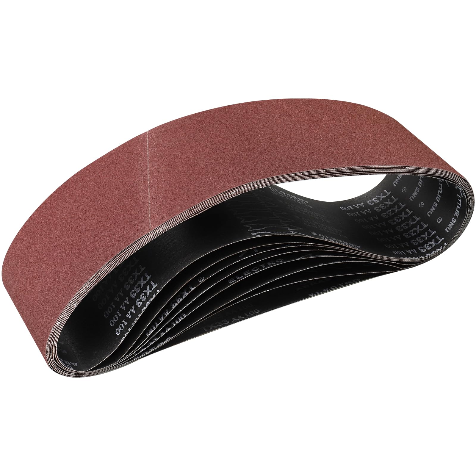 STEBRUAM Sanding Belt 150 x 1220 mm,8PCS 100 Grit