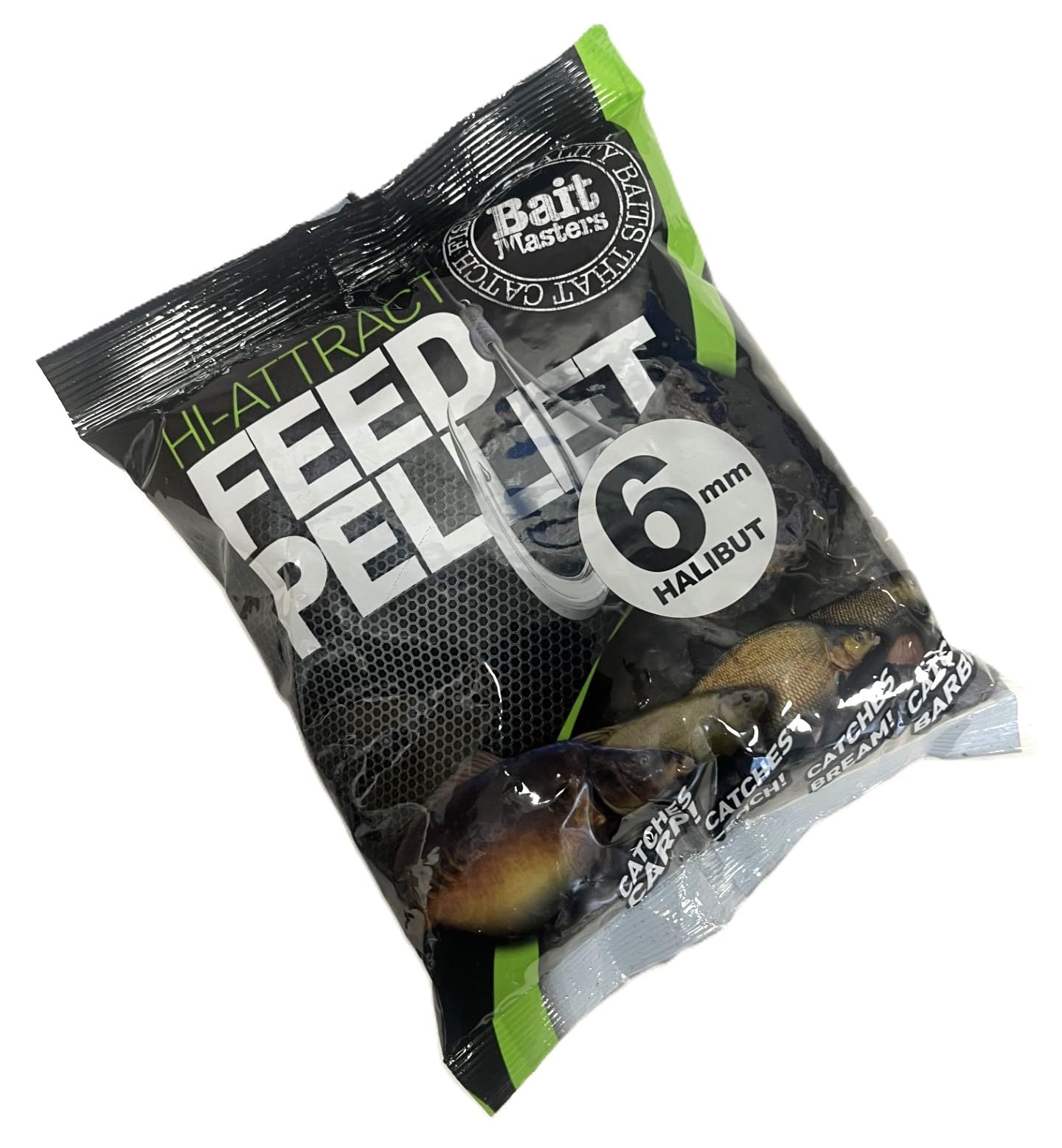 Bait Masters Feed Pellets - Halibut 6mm 500g Fishing Bait