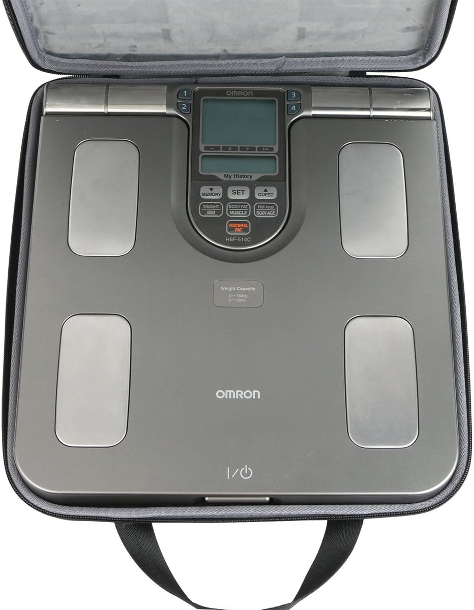 co2CREA Carrying Travel Storage Organizer Case Bag for Omron Body Composition Monitor Scale - 7 Fitness Indicators: Health & Personal Care