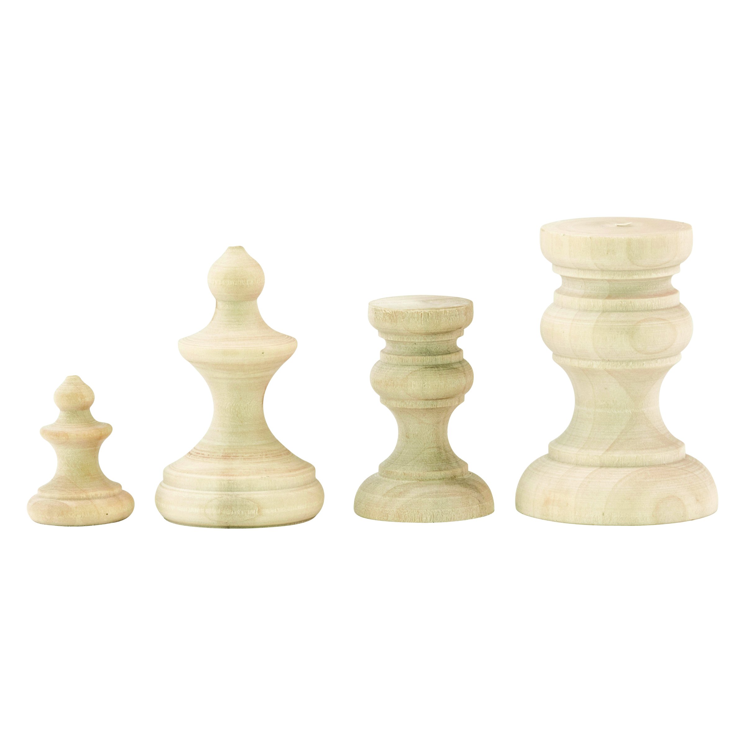 Tim Holtz TH93573 Vignette Finial Set, Wood, Brown, 13.5 x 9.2 x 3.8 cm