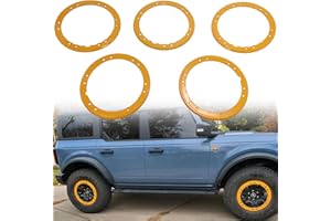Broaddict 5X Bead Lock Wheel Trim Rings Kit Fit for 2021-2024 Ford Bronco Sasquatch