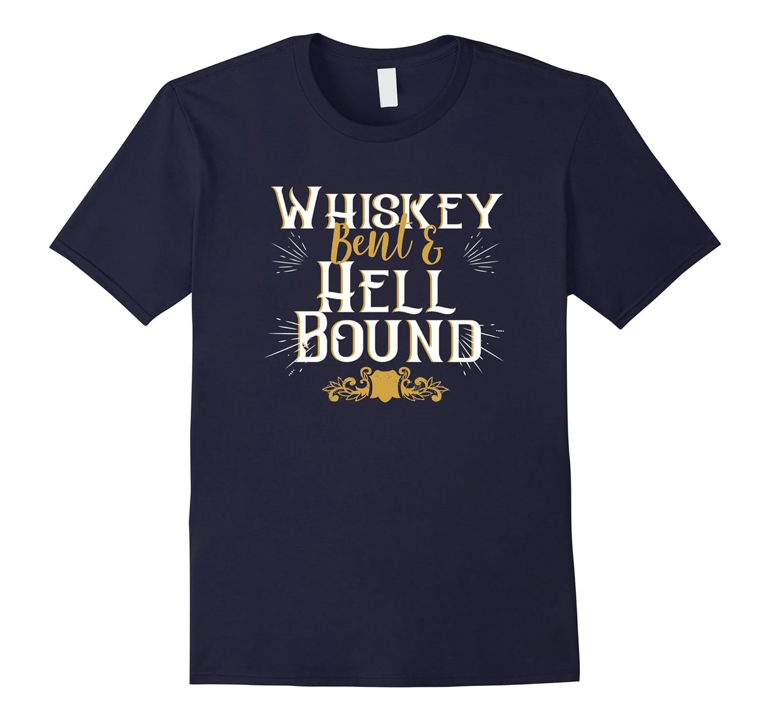 Whiskey Spirit Animal T-Shirts: Whiskey Bent and Hellbound-ANZ