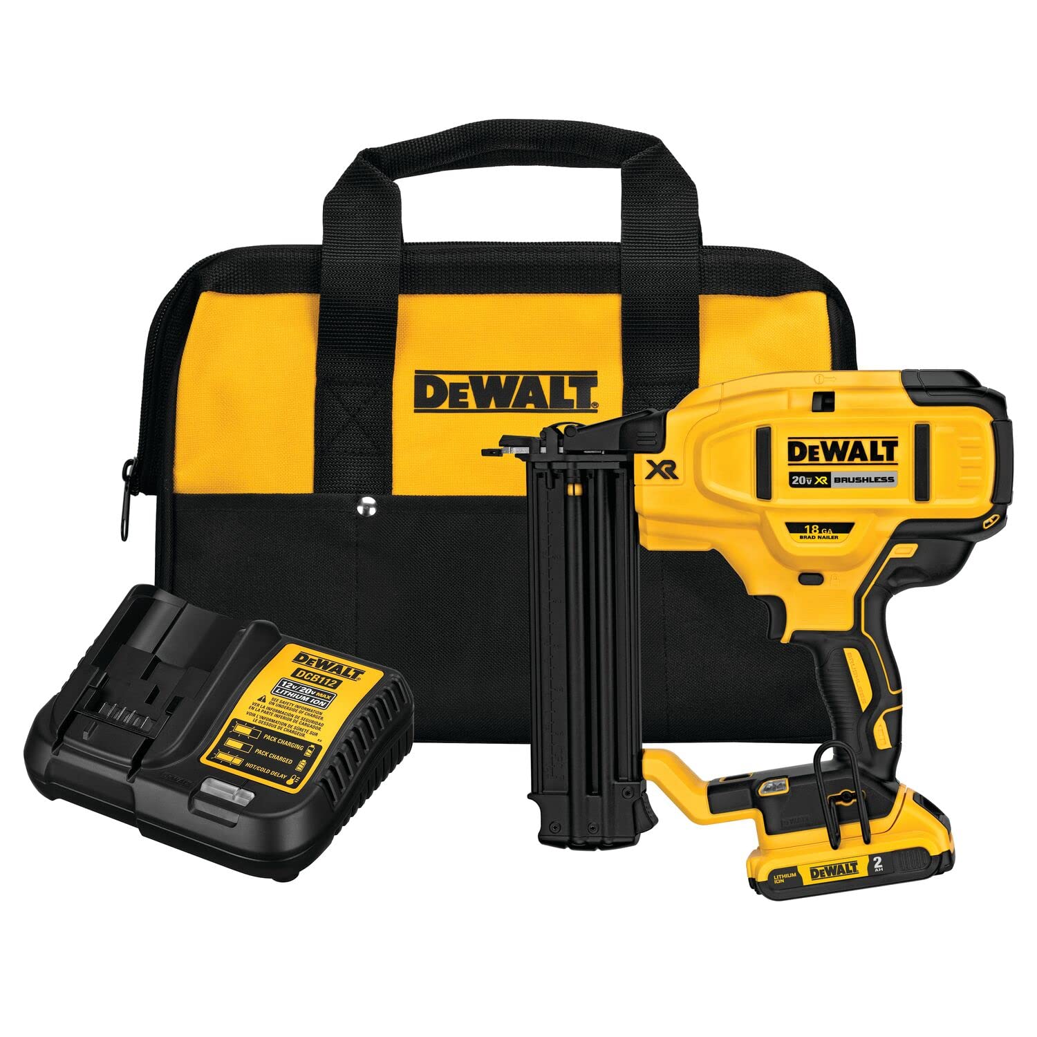DEWALT 20V MAX* Cordless Brad Nailer Kit, 18GA (DCN680D1) Pricepulse