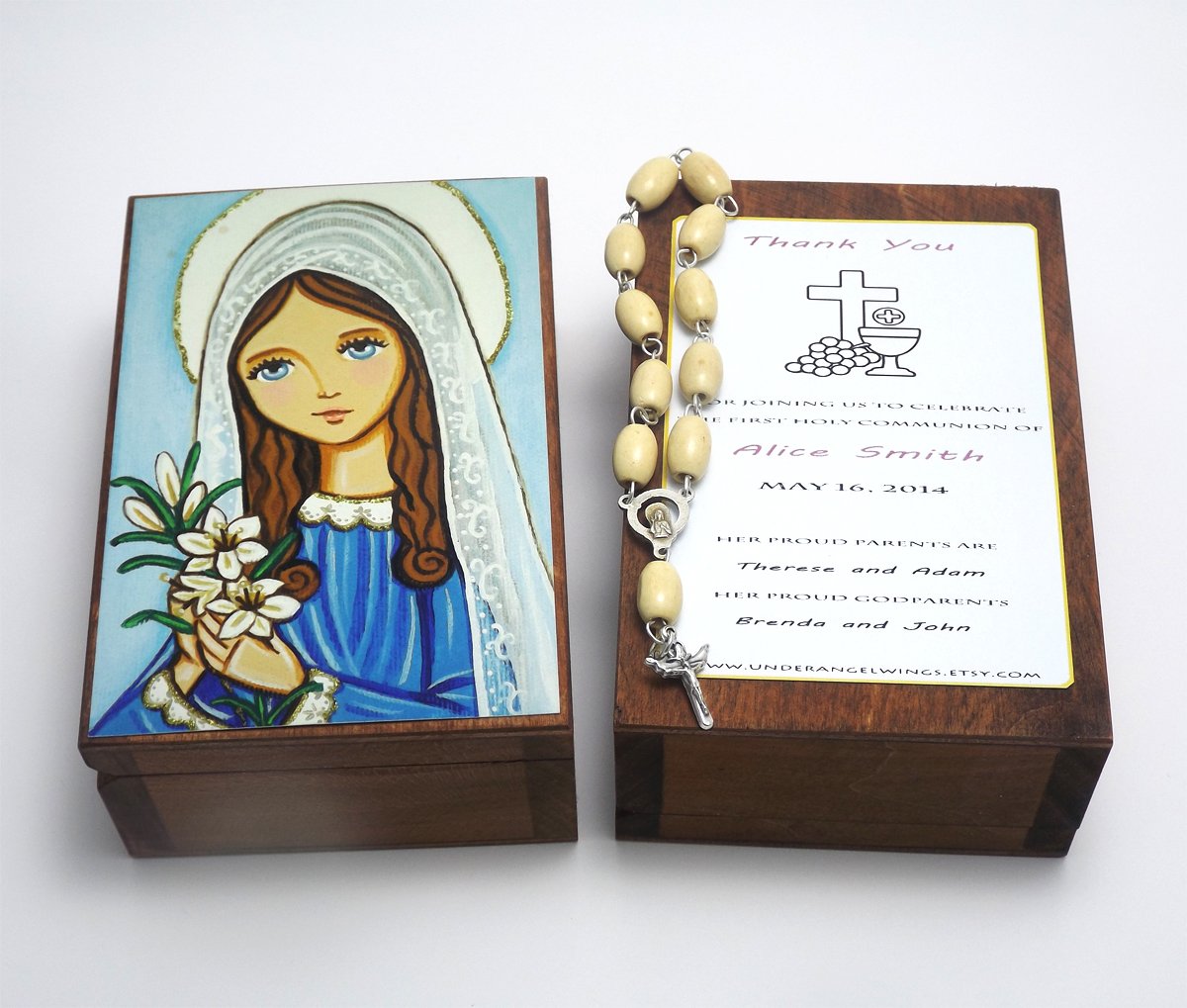 first communion presents girl