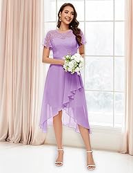 Wedtrend Women's Formal Dress Ruffle Cocktail Party