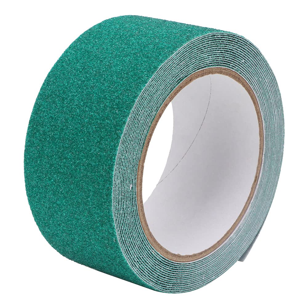 5m Non-slip Tape Floor Stair Step Anti Slip Adhesive Tape High Traction Safety Track Tape(Green or Blue) (green)