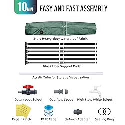 Collapsible Rain Barrel Water Collection System