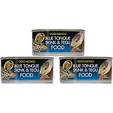 Zoo Med Blue Tongue Skin and Tegu Food, 6 Ounces Each. 3Pk