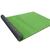 Artificial Turf Grass Lawn 5 FT x8 FT, Realistic Synthetic Mat, Indoor Outdoor Garden Landscape for Pets,Fake Faux Rug with Drainage Holes