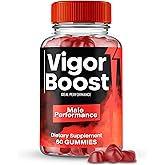 Vigor Boost Gummies, Official VigorBoost Supplement Gummy for Men - Maximum Strength Performance, All Natural Support for Overall Health & Wellness, Advanced Vigor Boost Health Reviews (60 Gummies)