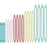 Guduling 20pcs Large Eye Needles for Yarn, Plastic Yarn Needle for Crocheting, Darning Tapestry Plastic Needles for Thick Bulky Yarn, 5 Colors