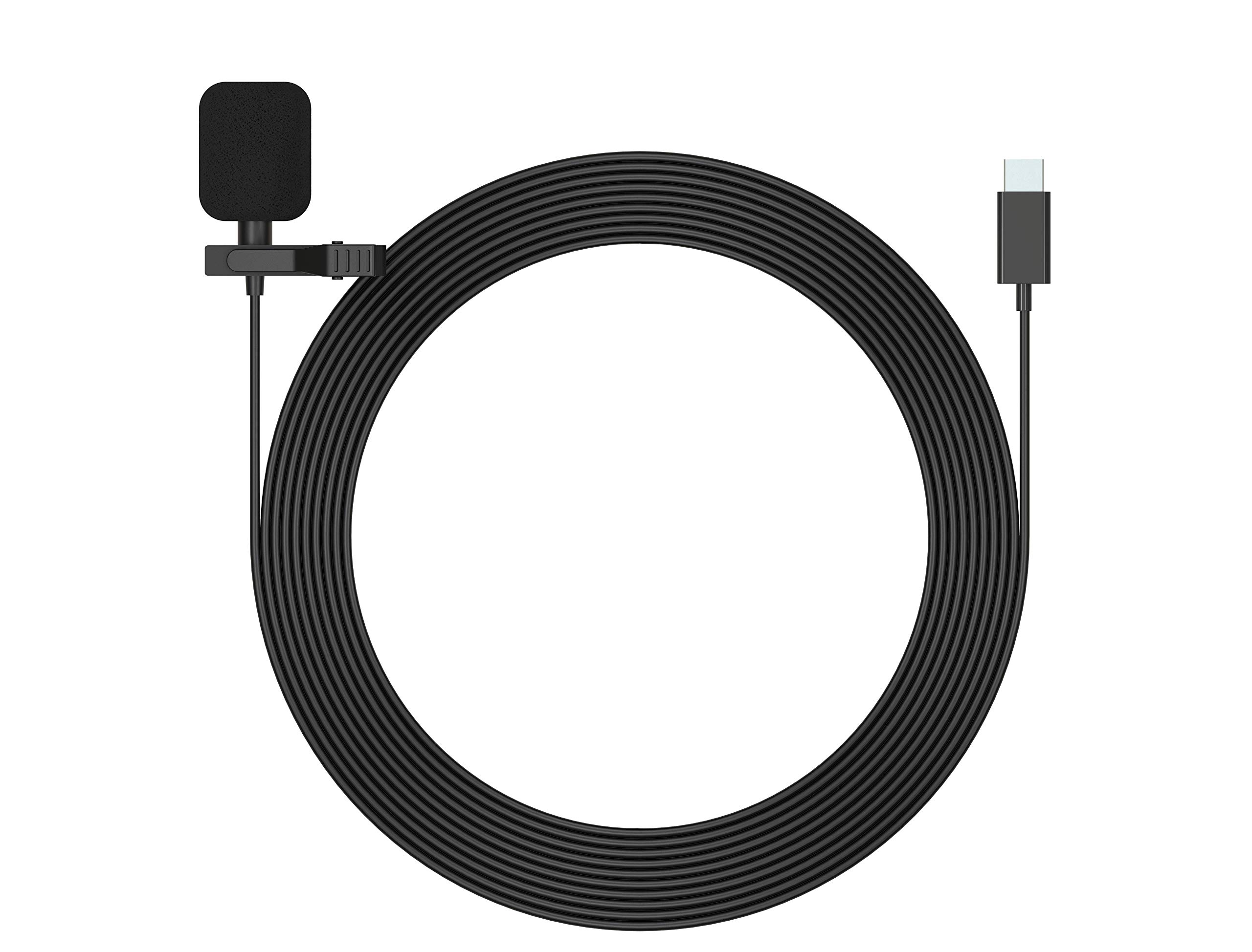 Mirfak Lavalier Mic MC1P For Android Device, Black