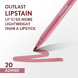 COVERGIRL Outlast, 20 Admire, Lipstain, Smooth