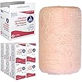 Dynarex 3455 Unna Boot Bandage, Individually Packaged, Provides Customized Compression, With Calamine, Soft Cast, 3" x 10 Yard, Pack of 12