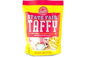 SWEET CANDY COMPANY Saltwater Taffy, Gourmet State Fair Taffy, 7.5 Ounces
