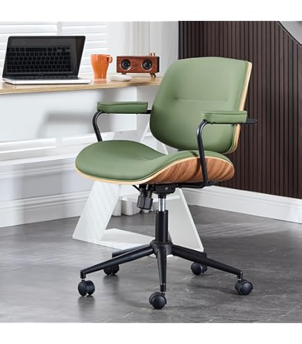 Amazon.com: 360 Degree Swivel Wood Desk Chair, Japanese Style
