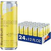 Red Bull Energy Drink, Sudachi Lime, Summer Edition | contains caffeine, taurine, B-vitamins, sugar, and water, 12 fl oz, pack of 24 cans