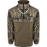 Drake Waterfowl Men's MST Quarter 1/4 Zip Refuge Eqwader Waterproof Windproof Breathable Resistant Outdoor Hunting Jacket