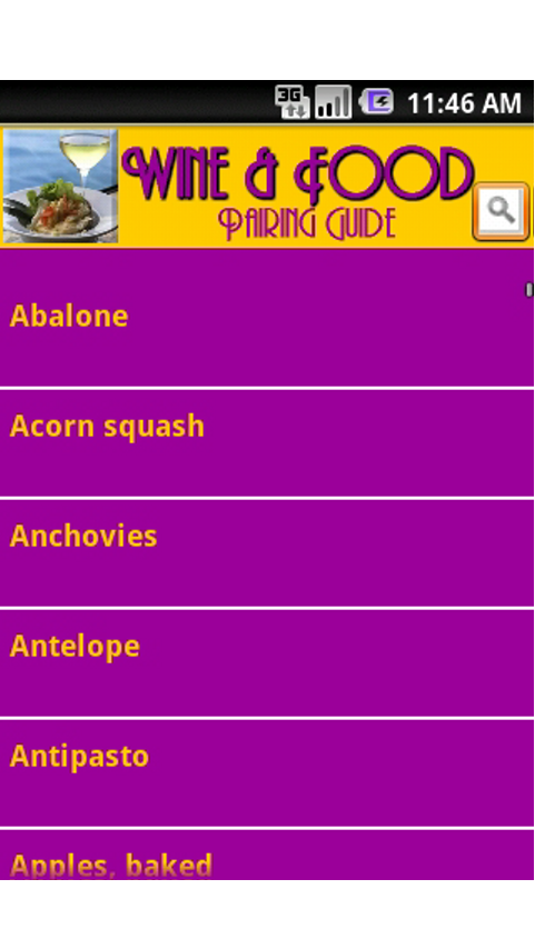 Wine and Food Guide - Thumbnail 2
