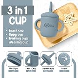 o'doe 17-Piece Baby Led Weaning Feeding Set Blue V2 Silicone Spoons view 6