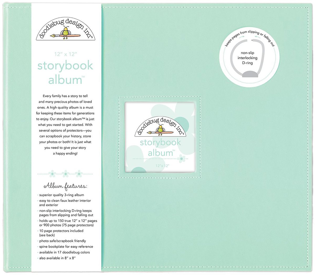 DOODLEBUG 5722 Storybook Album 12"X12"-Mint